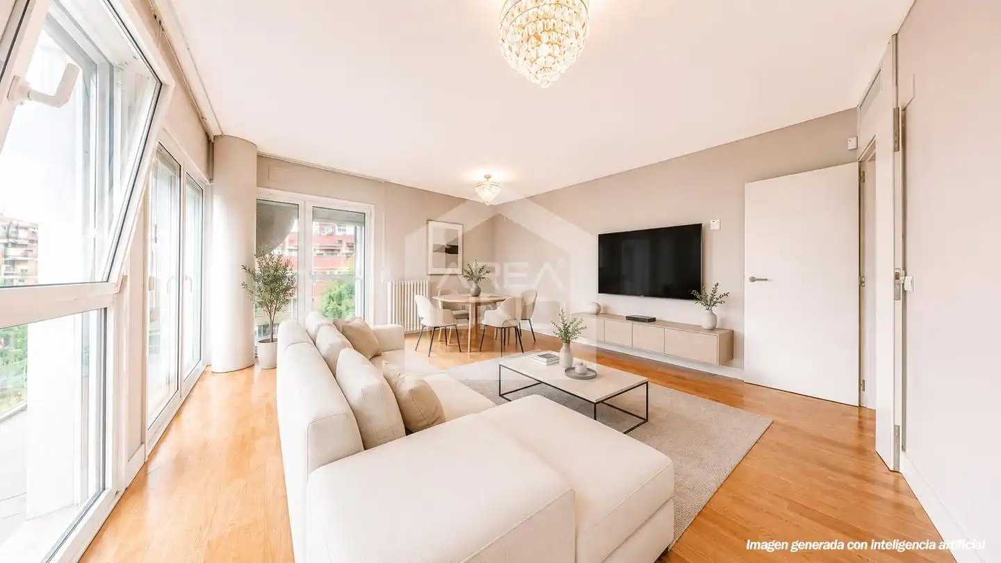 Sala de estar de Piso en venta en Madrid con Aire acondicionado, Calefacción y Trastero