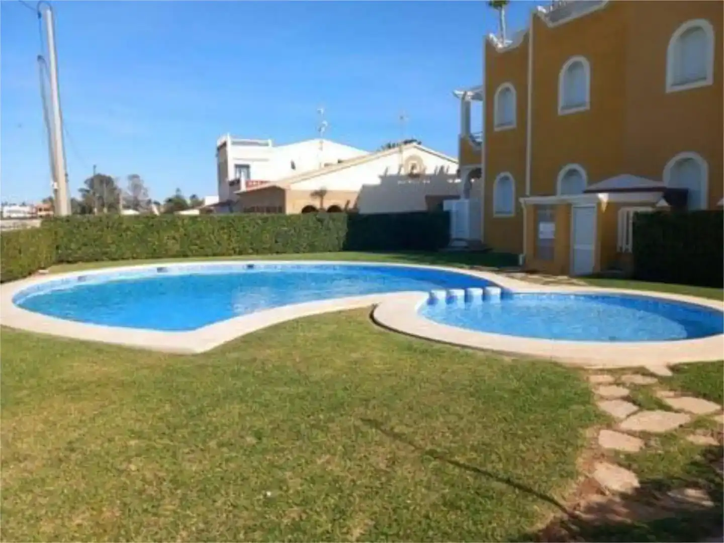 Piscina de Piso en venta en Els Poblets con Aire acondicionado, Jardín privado y Amueblado