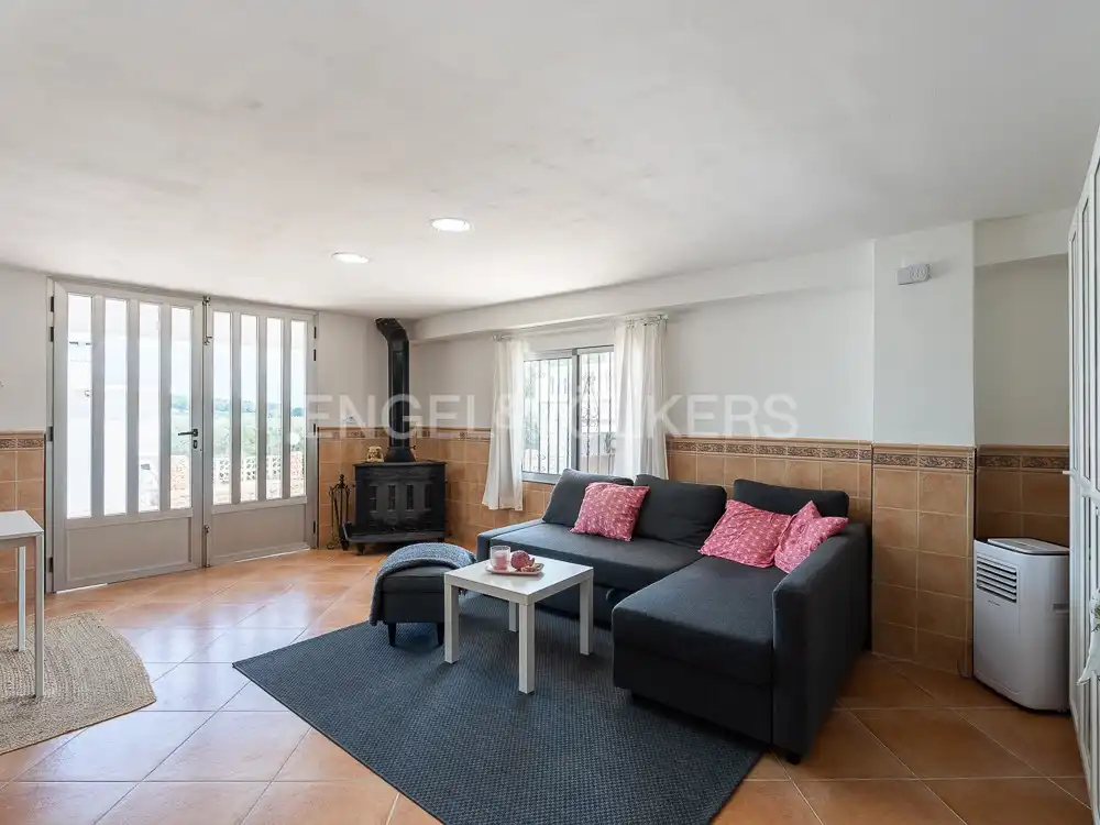 Sala d'estar de Casa o xalet en venda en Alberic amb Aire condicionat, Calefacció i Jardí privat