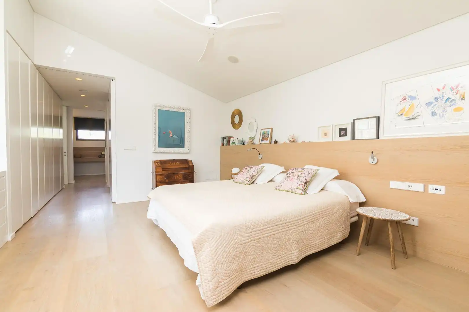 Schlafzimmer von Haus oder Chalet zum Verkauf in Elche / Elx mit Klimaanlage, Heizung und Privatgarten