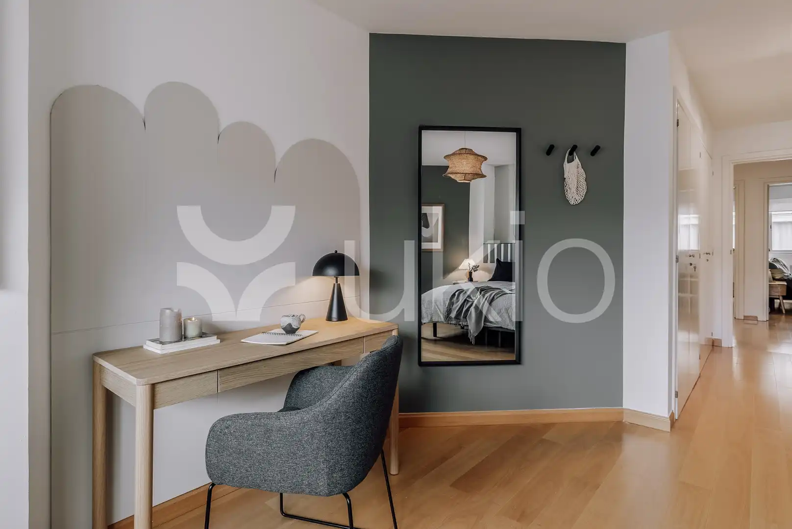Habitación de Apartamento de alquiler en Madrid con Aire acondicionado, Calefacción y Amueblado