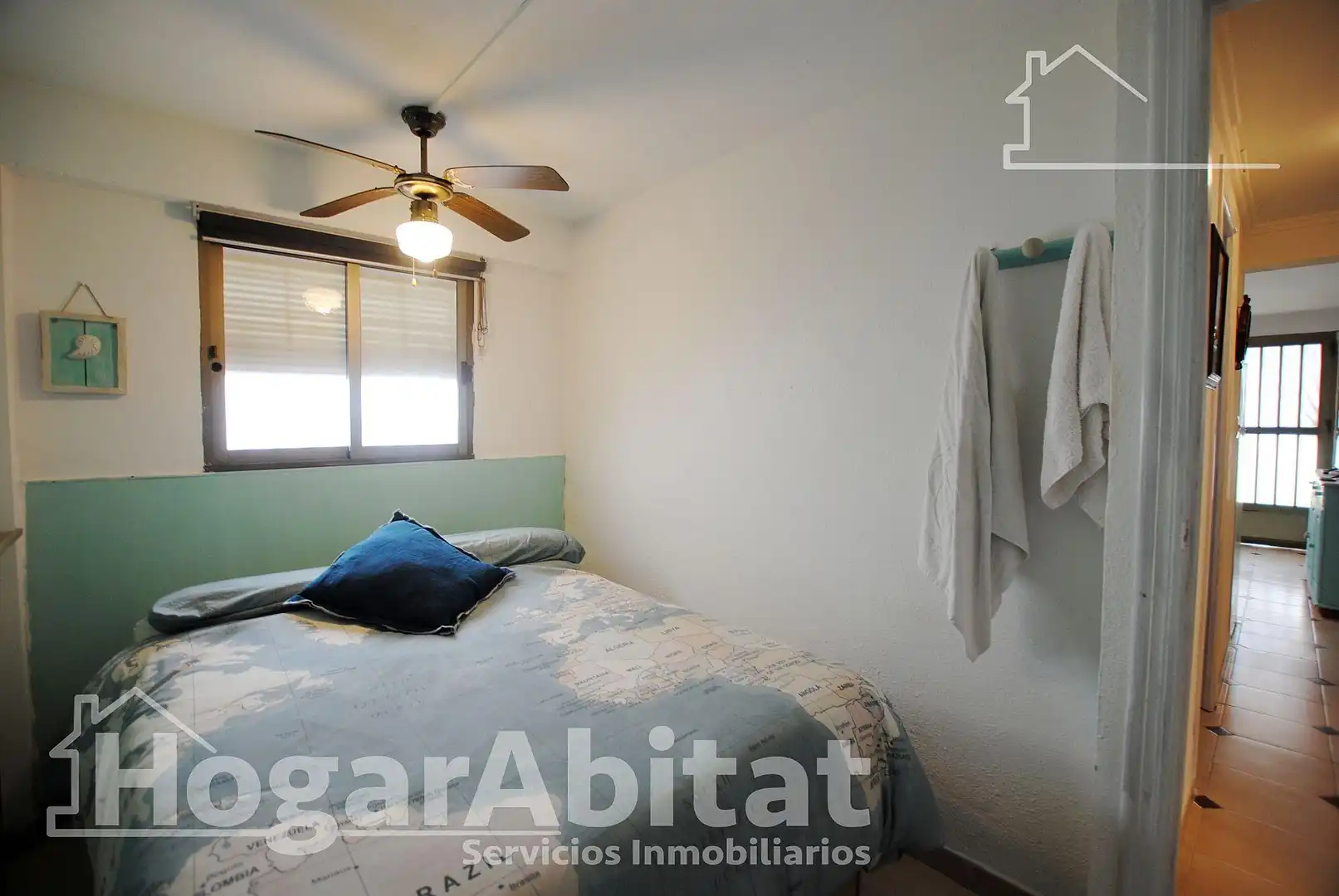 Schlafzimmer von Wohnung zum Verkauf in Oliva mit Klimaanlage, Heizung und Terrasse