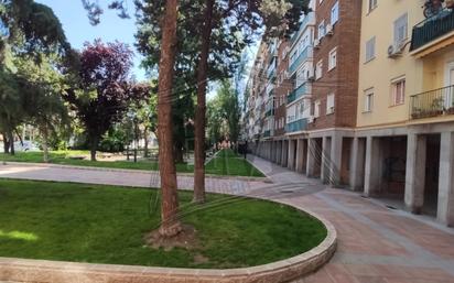 Exterior view of Flat for sale in  Madrid Capital  with Air Conditioner, Heating and Parquet flooring