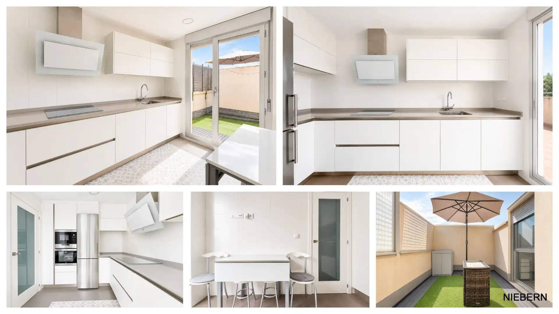 Kitchen of Detached homes for sale in Cartagena  with Air Conditioner, Oven and Balcony