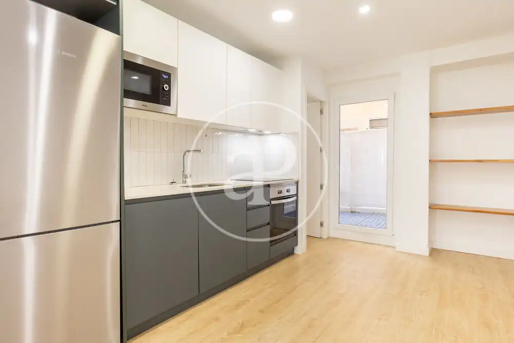 Küche von Wohnung zur Miete in Valencia mit Klimaanlage, Heizung und Terrasse
