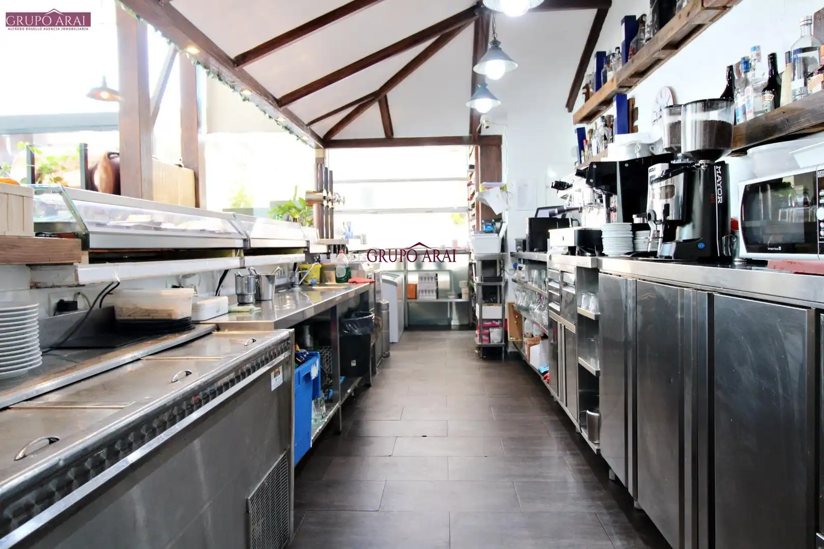 Cocina de Local en traspaso en San Vicente del Raspeig / Sant Vicent del Raspeig con Aire acondicionado y Terraza