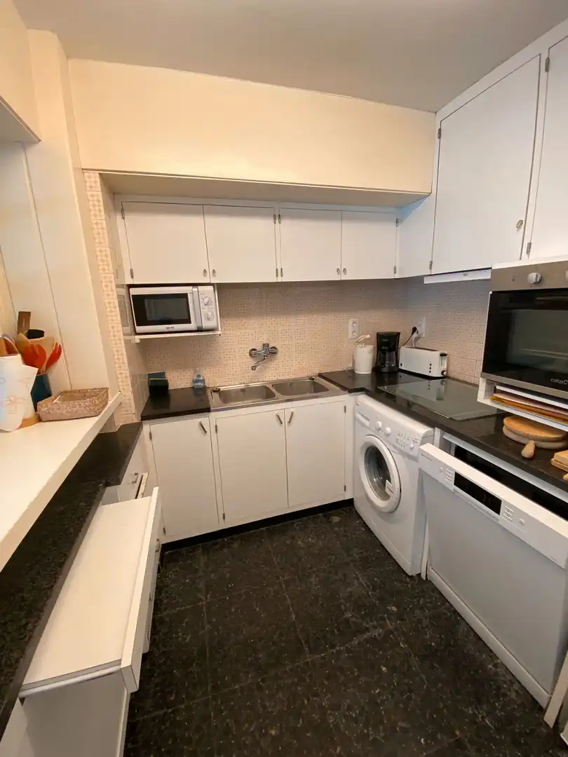 Cocina de Piso en venta en Calonge i Sant Antoni con Terraza, Amueblado y Horno