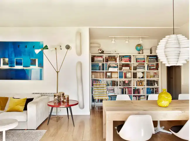 Sala de estar de Piso en venta en Barcelona con Aire acondicionado, Calefacción y Parquet