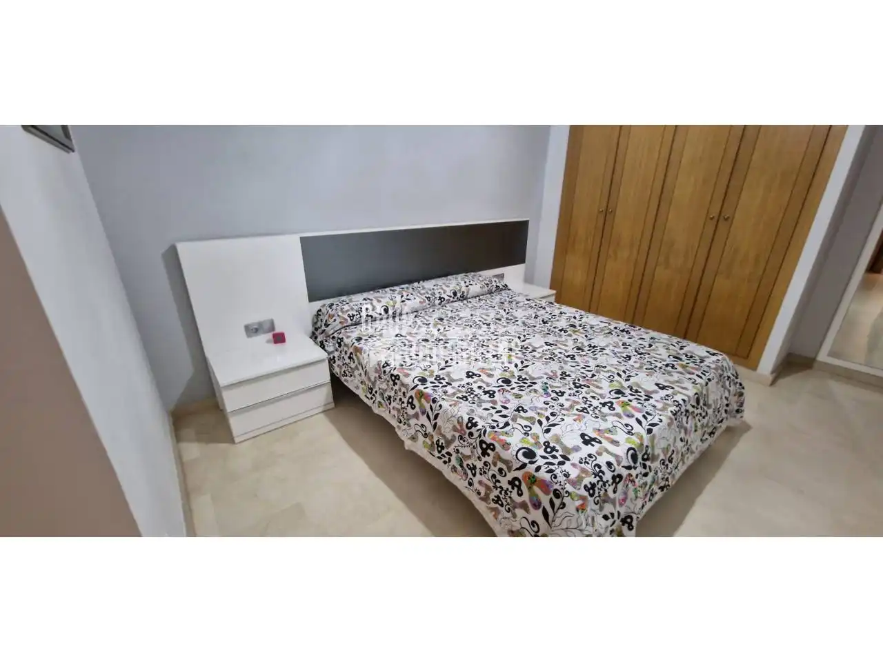 Schlafzimmer von Wohnung zur Miete in Massanassa mit Klimaanlage, Terrasse und Möbliert