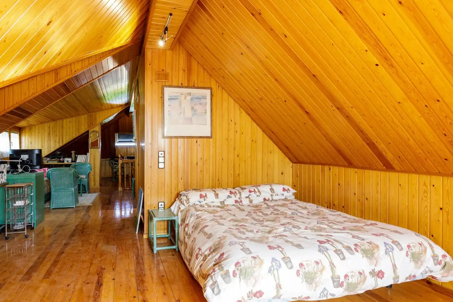 Bedroom of Houses for sale in Zaragoza  with Air Conditioner, Heating and Private garden