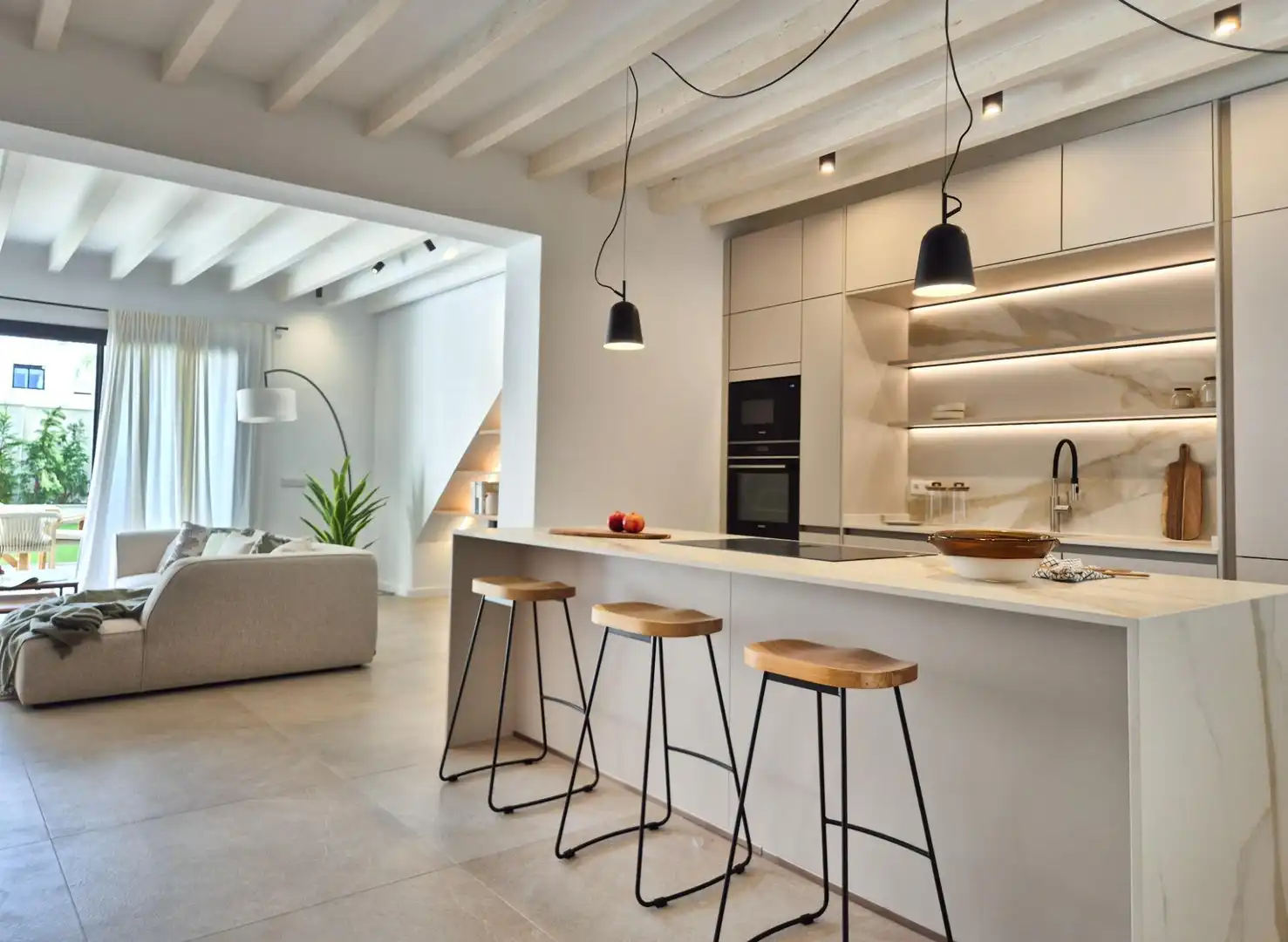 Cuina de Casa o xalet en venda en  Palma de Mallorca amb Aire condicionat, Calefacció i Jardí privat