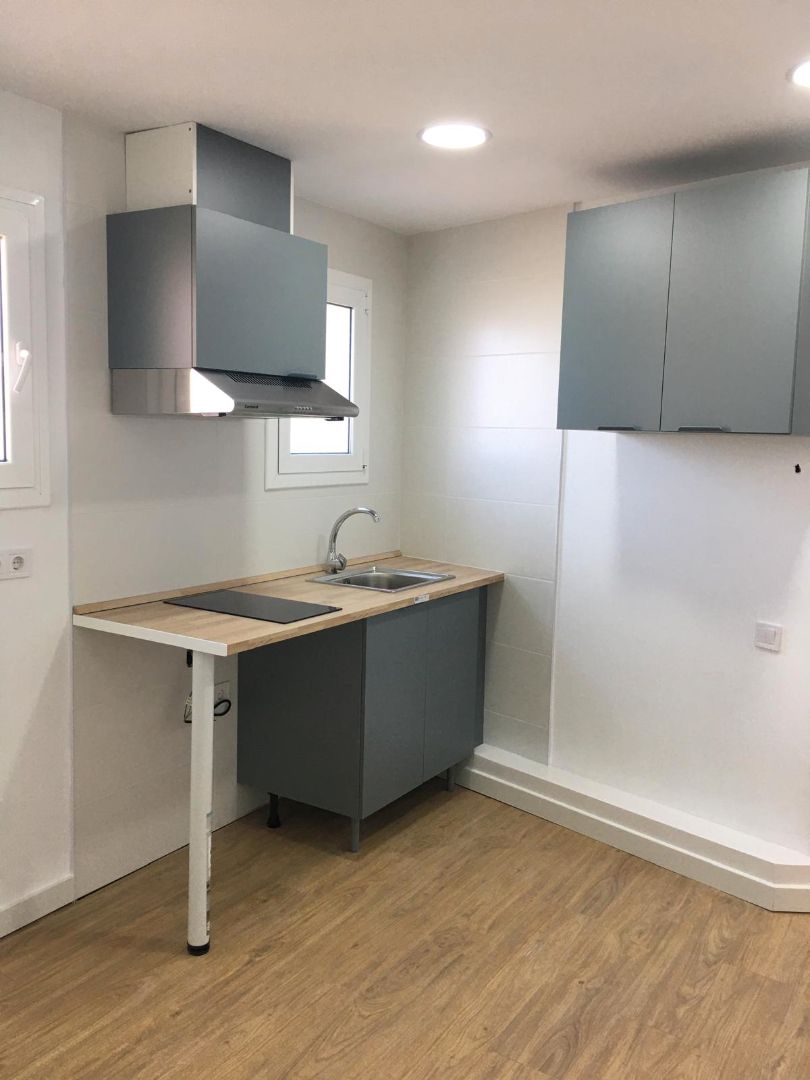 Cuina de Estudi de lloguer en  Barcelona Capital amb Terrassa