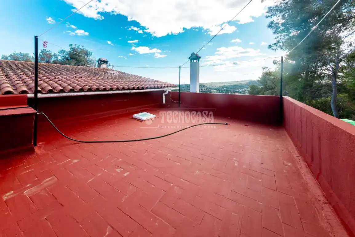 Terrassa de Casa o xalet en venda en Cubelles amb Calefacció i Piscina