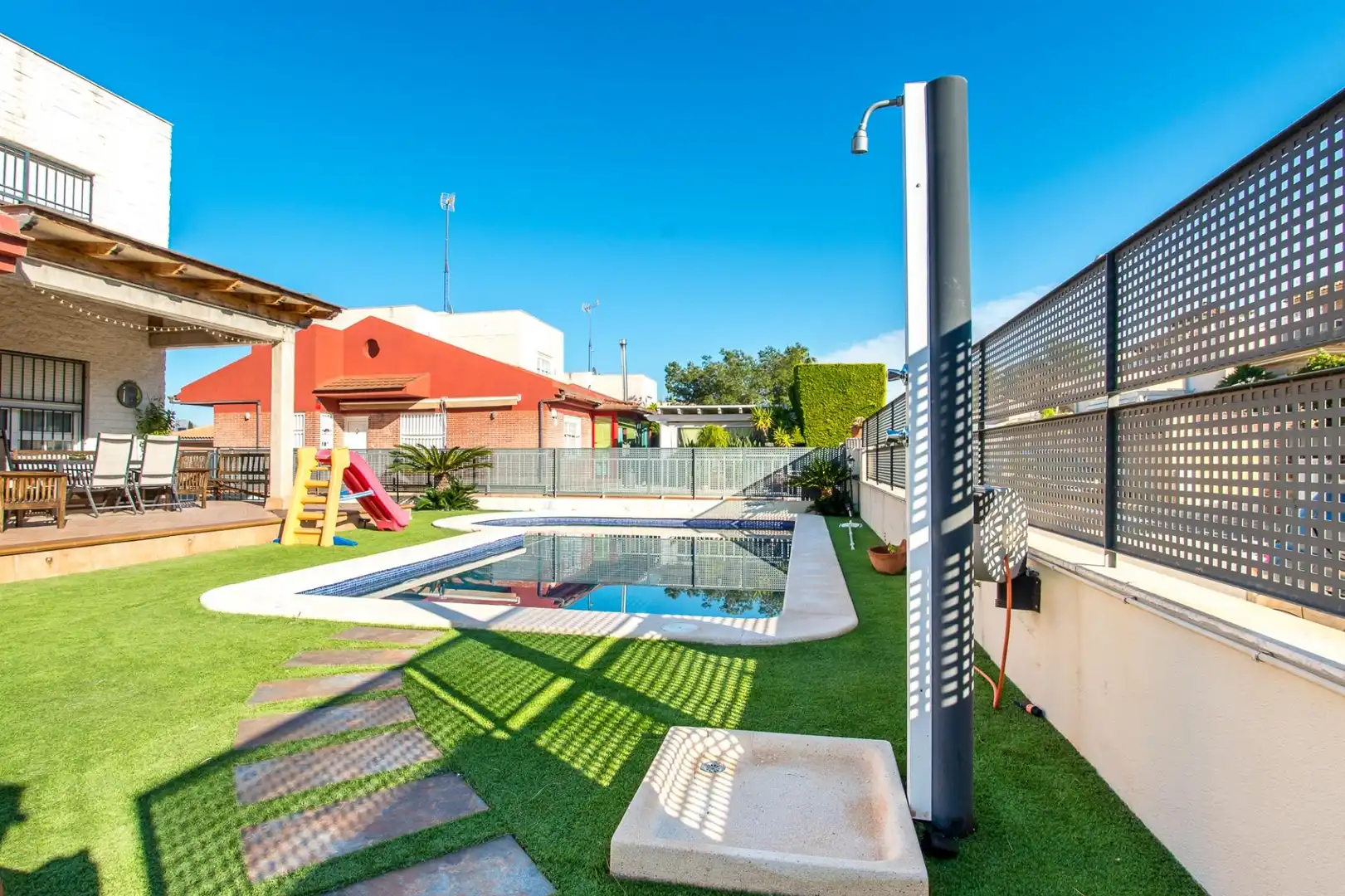 Piscina de Casa o chalet en venta en Murcia con Aire acondicionado, Calefacción y Jardín privado
