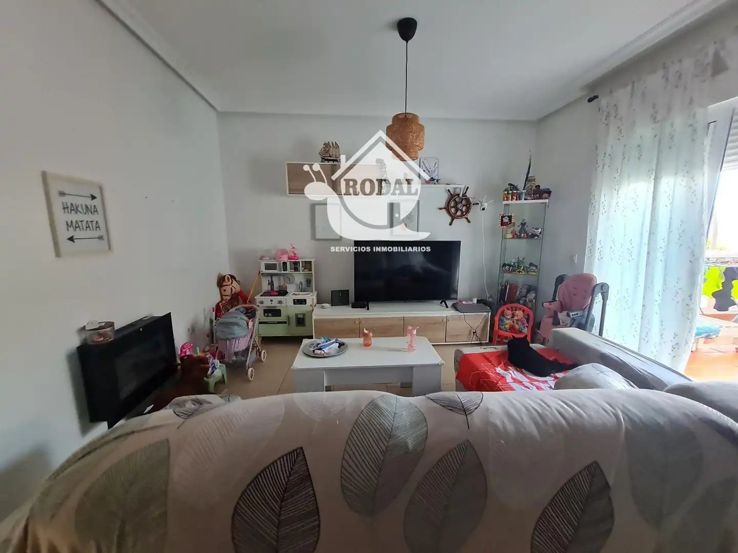 Wohnzimmer von Wohnung zum Verkauf in Huércal de Almería mit Klimaanlage, Heizung und Terrasse