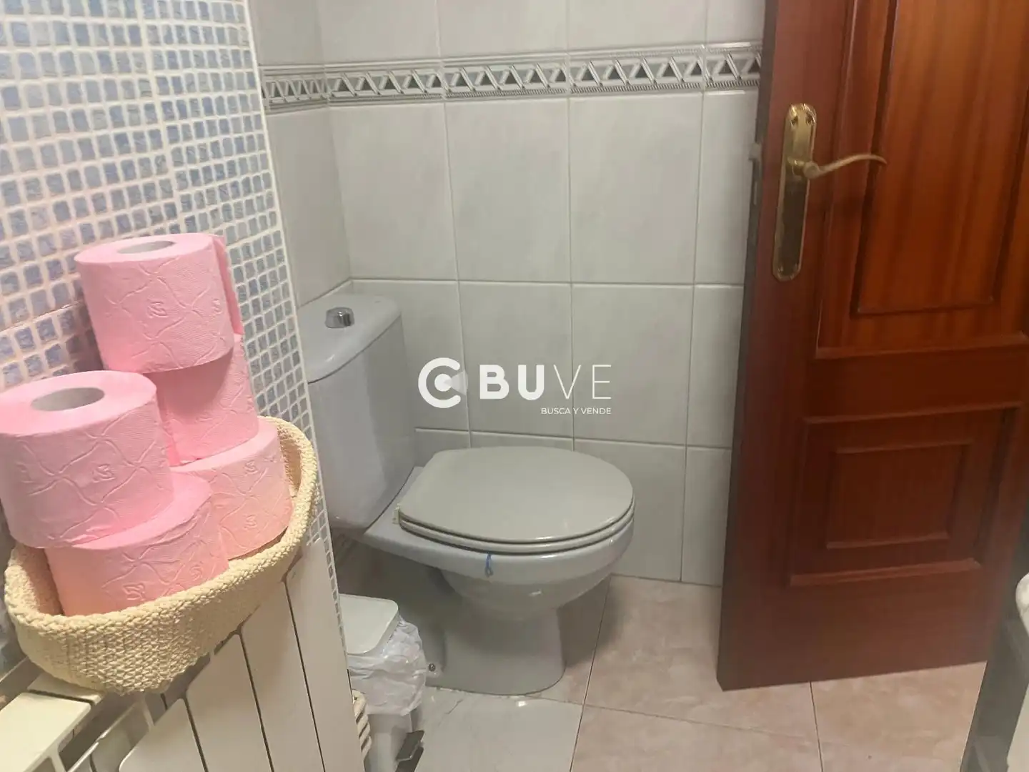 Bathroom of Flat for sale in Ferrol  with Heating, Terrace and Furnished