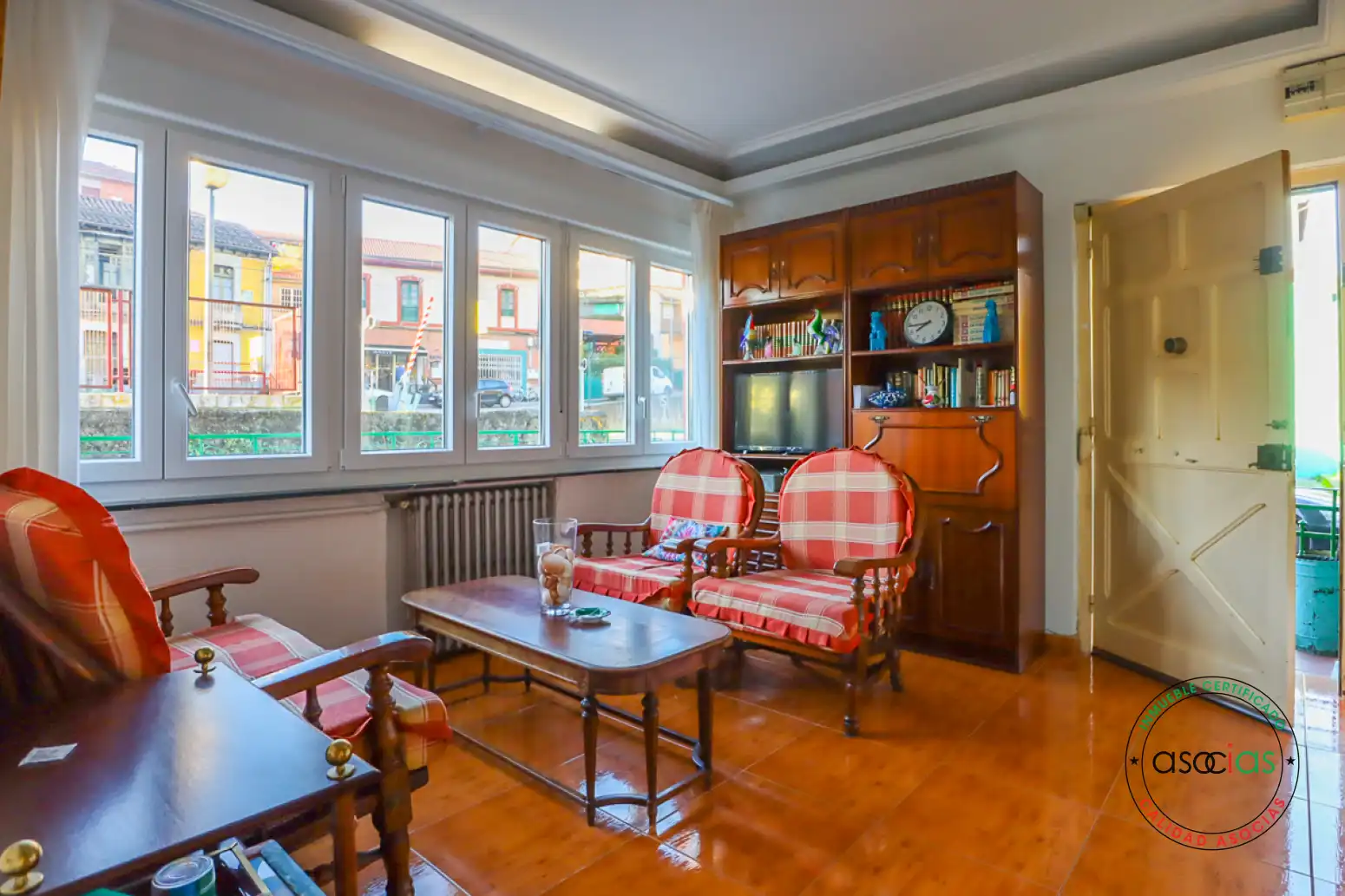 Sala de estar de Casa o chalet en venta en Langreo con Calefacción, Trastero y Amueblado