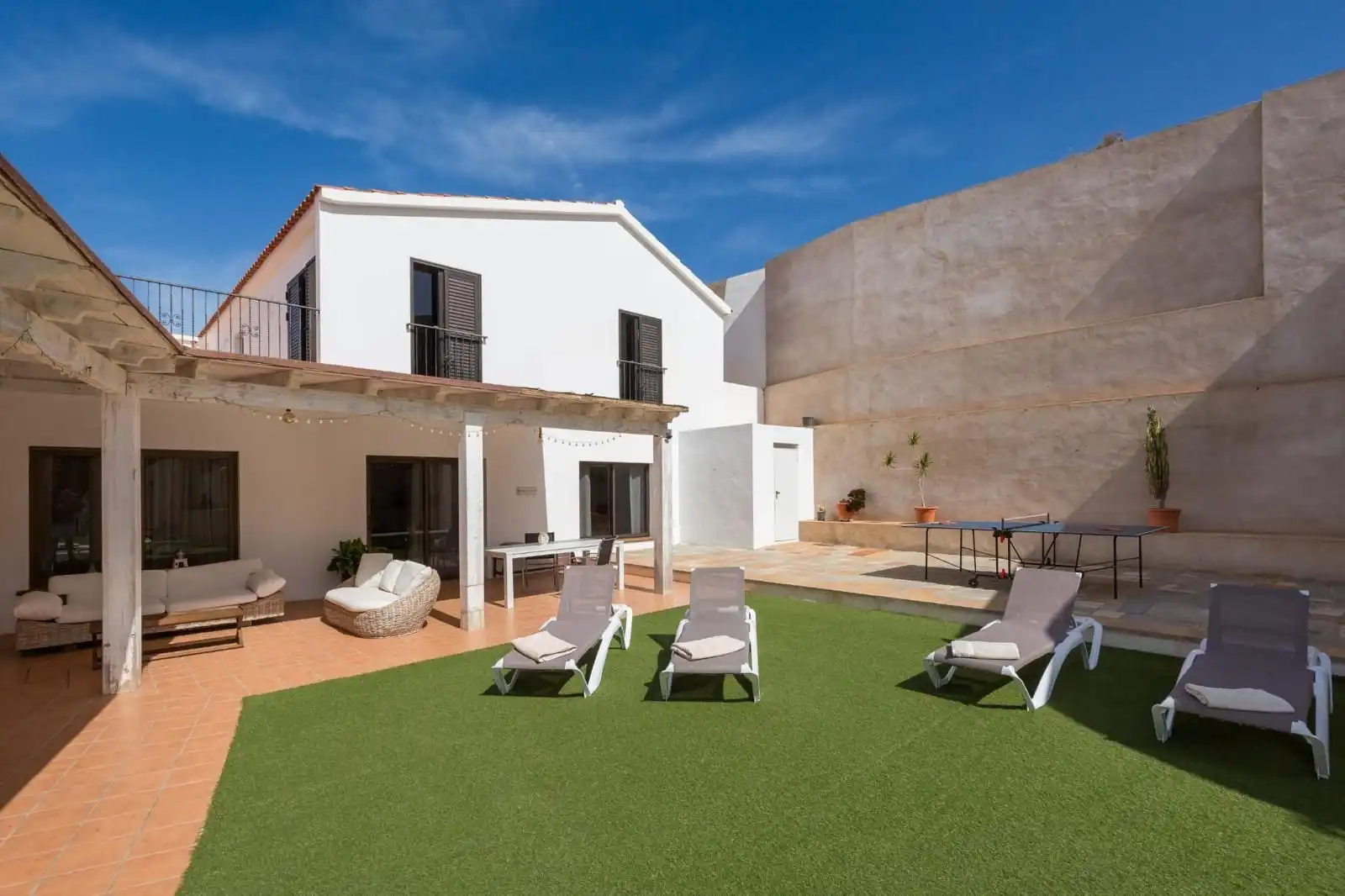 Terraza de Casa o chalet en venta en Pájara con Aire acondicionado, Jardín privado y Piscina