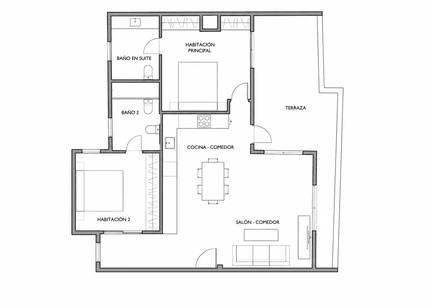 Apartamento en venta en Madrid con Aire acondicionado, Terraza y Trastero