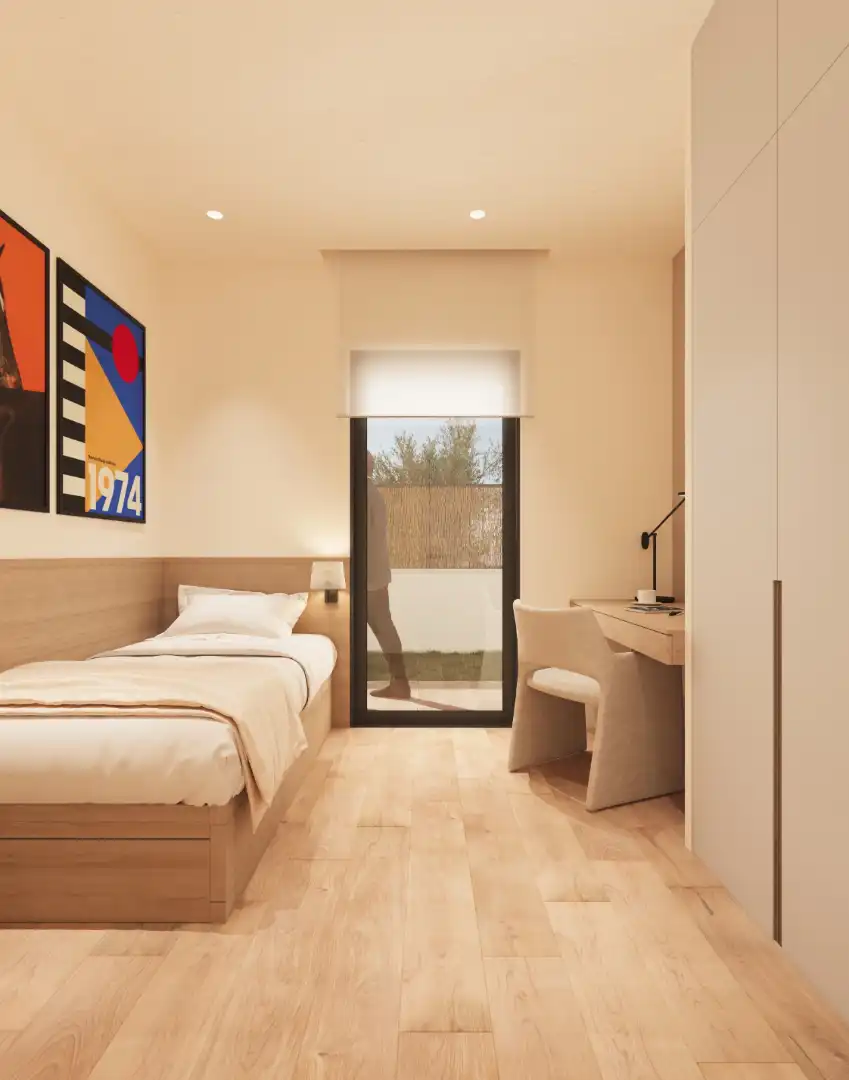 Bedroom of Detached homes for sale in Roda de Berà  with Air Conditioner, Heating and Private garden