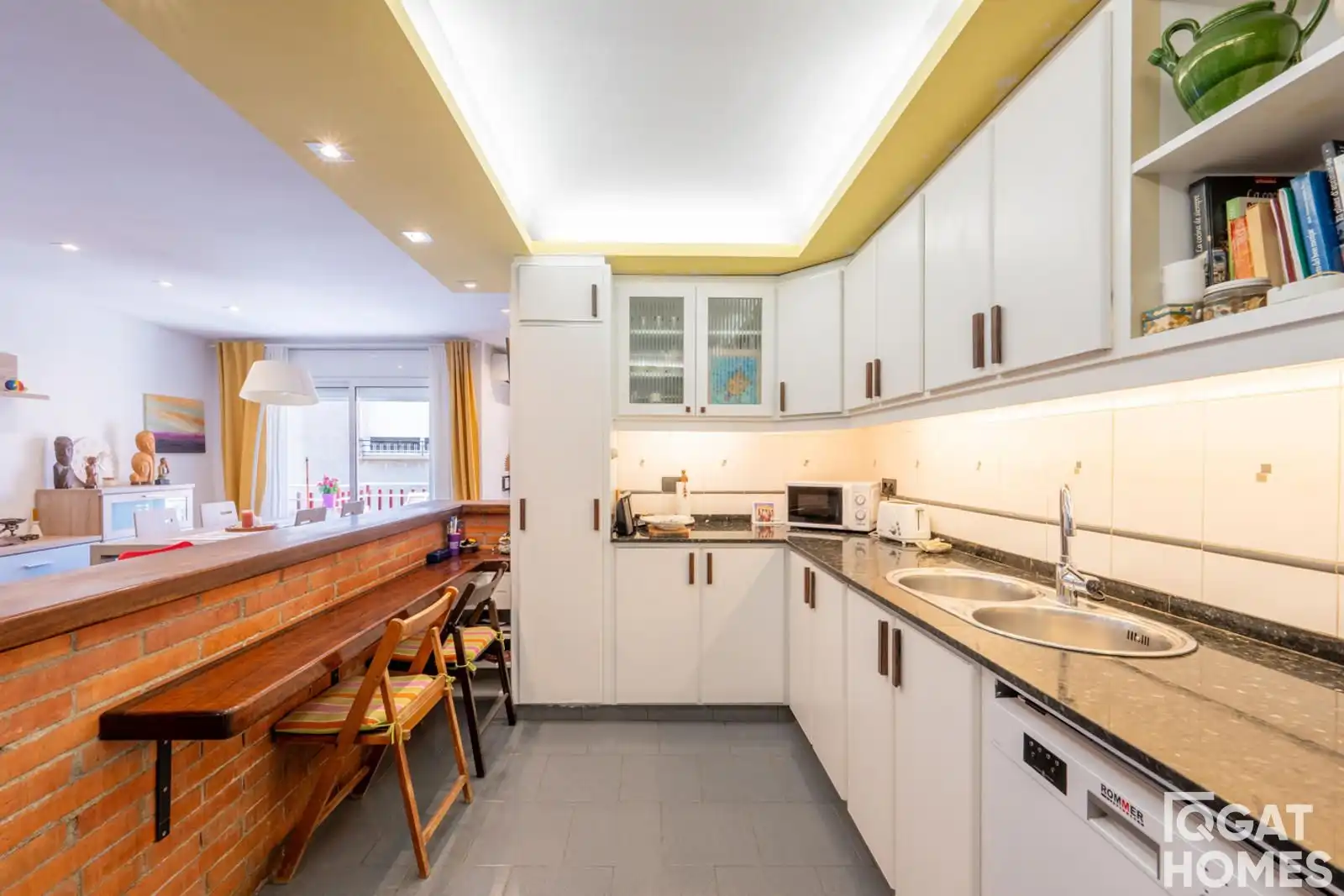 Cocina de Piso en venta en Sant Cugat del Vallès con Aire acondicionado, Calefacción y Terraza