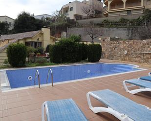 Swimming pool of Single-family semi-detached for sale in Tossa de Mar  with Air Conditioner, Private garden and Terrace