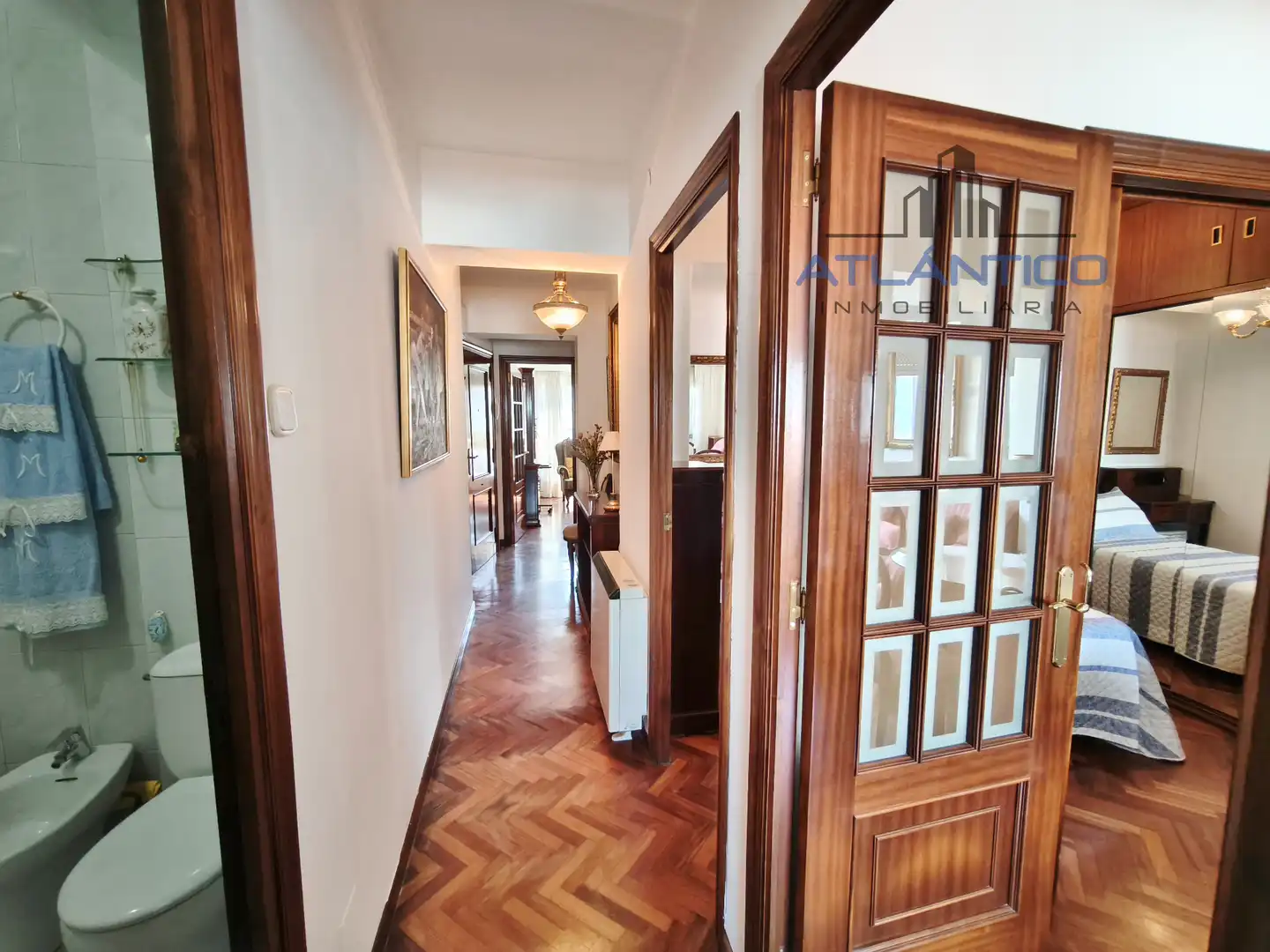 Flat for rent in A Coruña Capital   with Heating, Parquet flooring and Furnished
