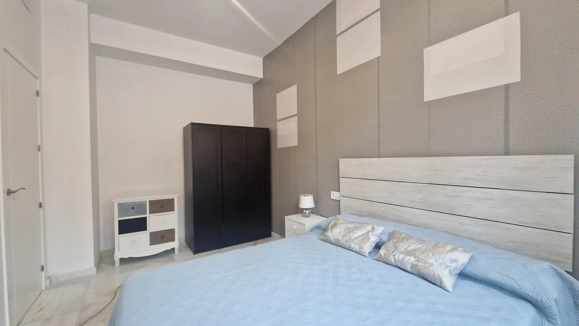 Schlafzimmer von Wohnung zur Miete in Jerez de la Frontera mit Klimaanlage und Möbliert