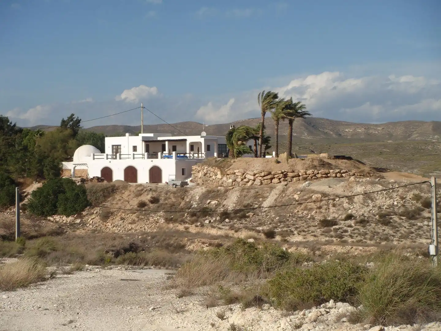 Außenansicht von Country house zum Verkauf in Sorbas mit Privatgarten, Terrasse und Abstellraum