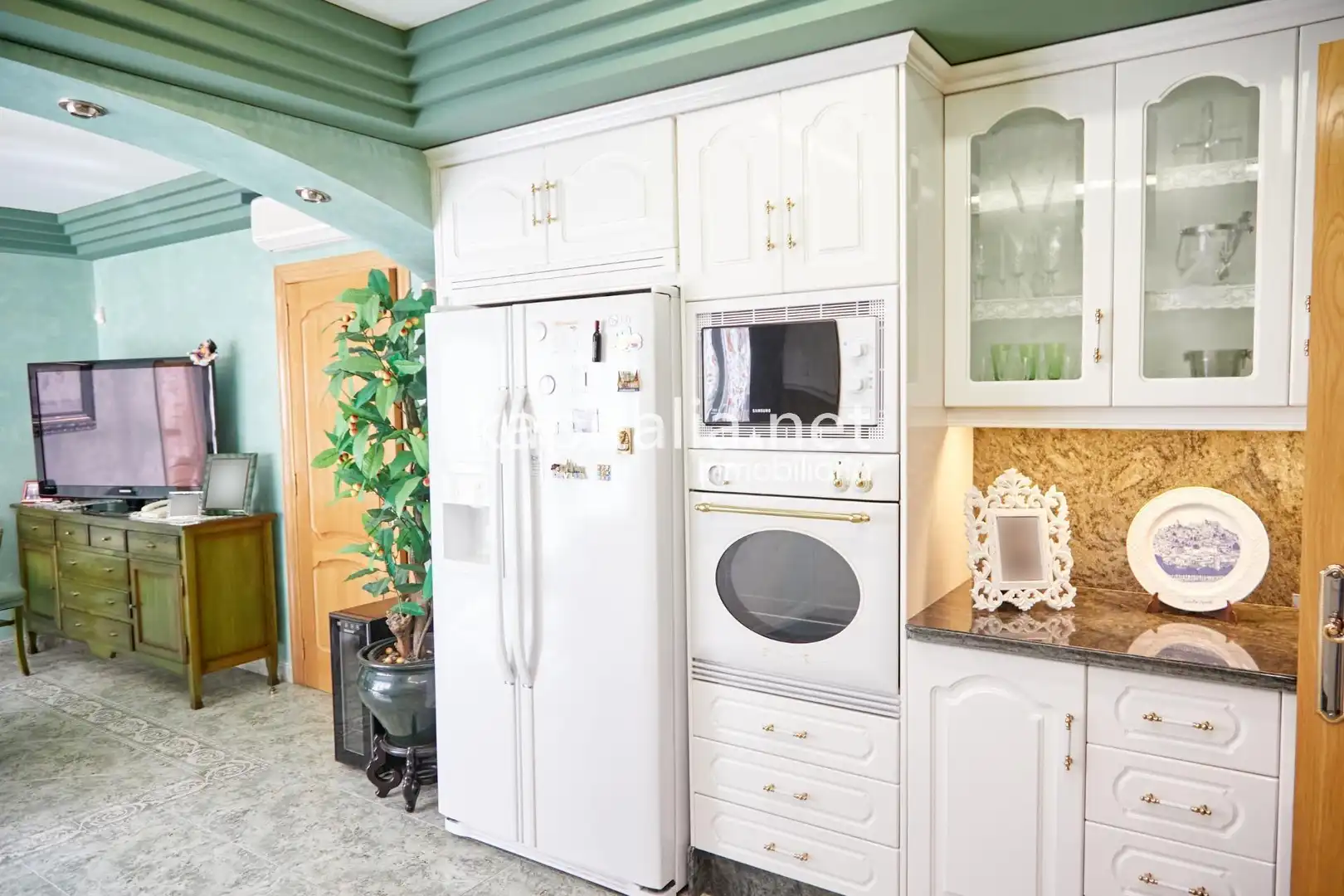 Cocina de Casa adosada en venta en Albaida con Aire acondicionado, Terraza y Trastero