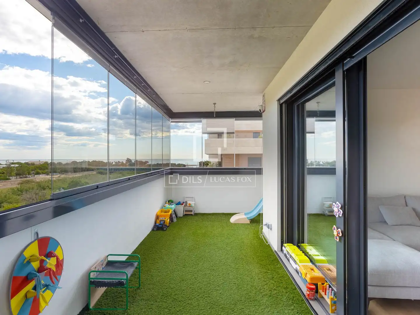 Terraza de Ático en venta en Sant Adrià de Besòs con Aire acondicionado, Calefacción y Terraza