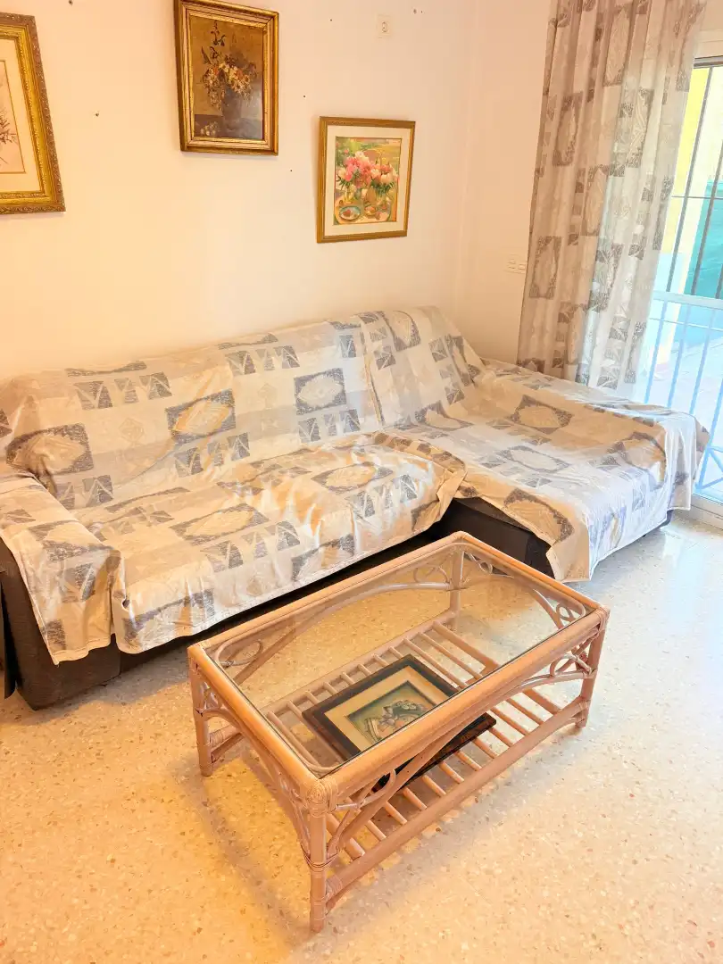 Living room of Flat for sale in Pizarra  with Air Conditioner, Terrace and Storage room