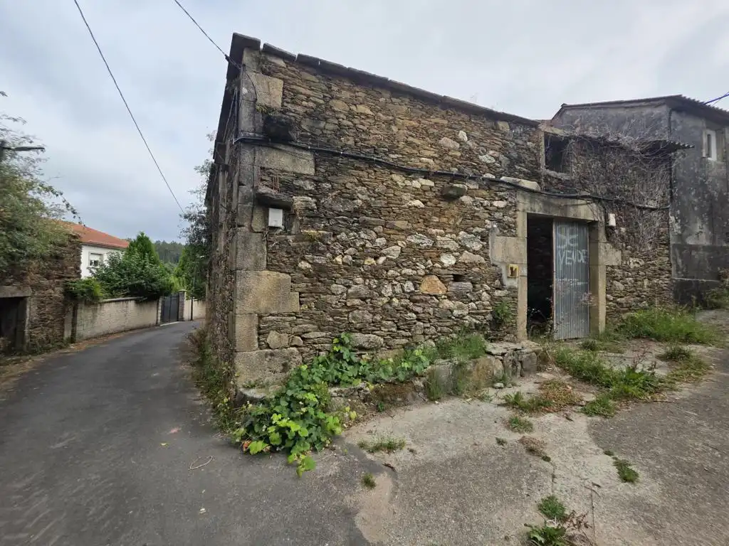 Vista exterior de Casa o chalet en venta en Lousame con Jardín privado