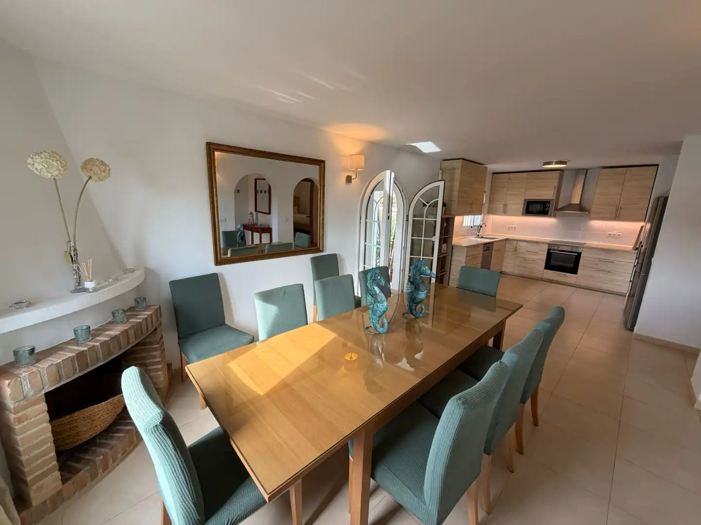 Dining room of Houses for sale in Frigiliana  with Air Conditioner, Private garden and Terrace