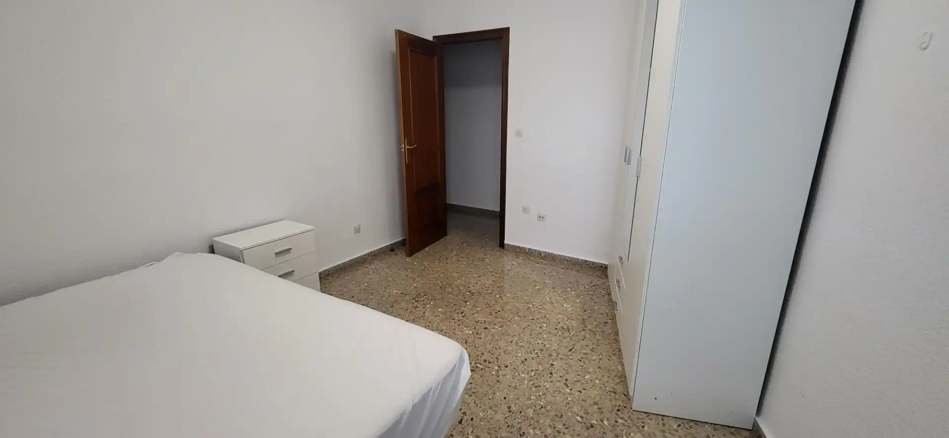 Bedroom of Flat for rent in Albacete  with Air Conditioner, Heating and Furnished