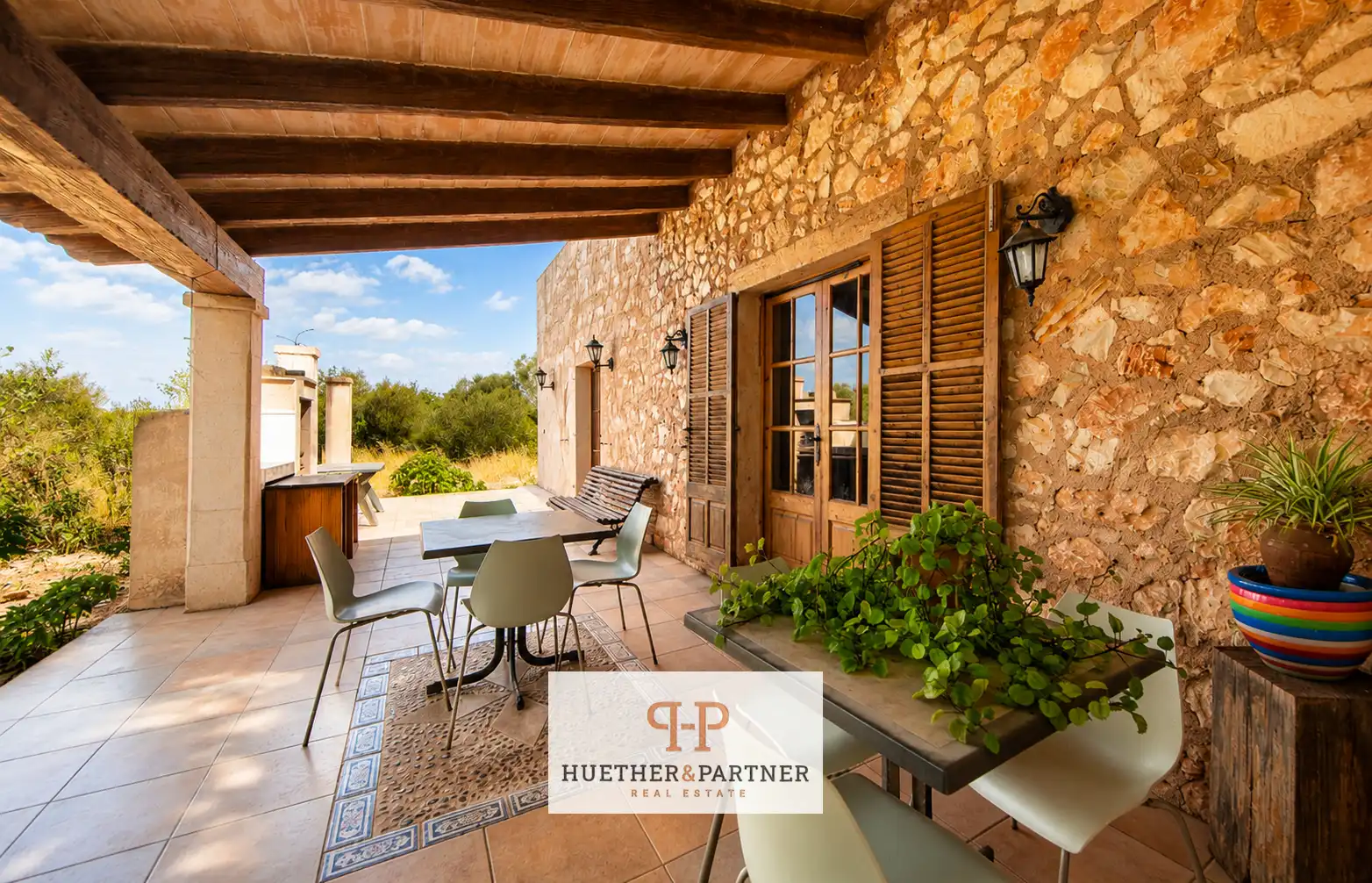 Terrassa de Finca rústica en venda en Felanitx amb Aire condicionat i Moblat