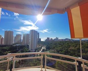 Vista exterior de Apartament de lloguer en Benidorm amb Aire condicionat, Jardí privat i Parquet