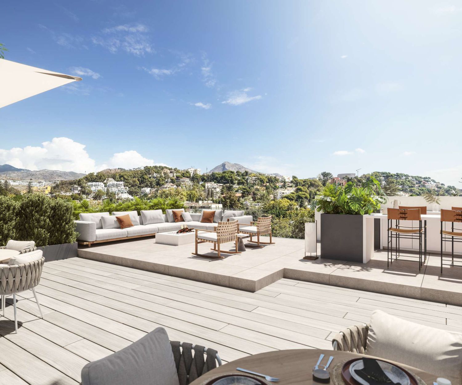 Terraza de Ático en venta en Málaga Capital con Terraza