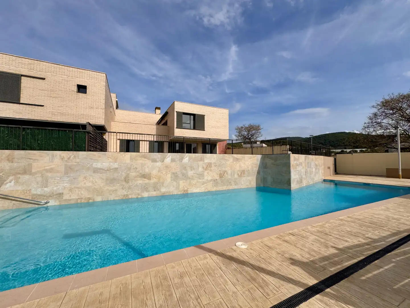 Swimming pool of Detached homes for sale in Mataró  with Air Conditioner, Heating and Private garden