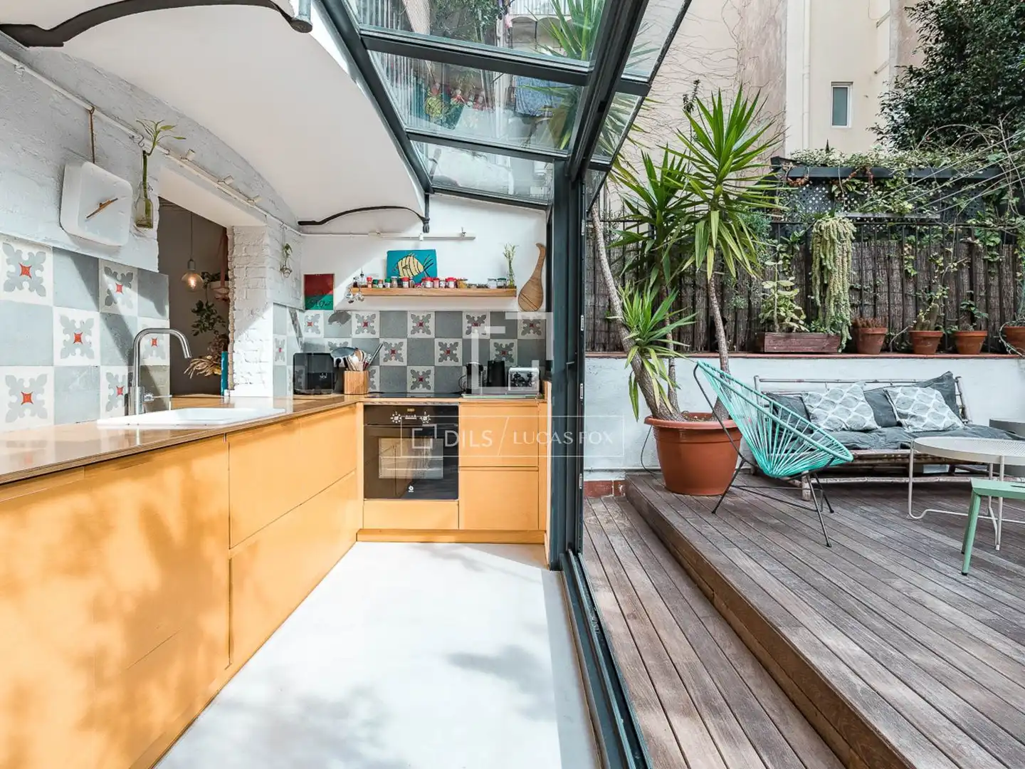 Terrasse von Wohnung zum Verkauf in Barcelona mit Klimaanlage, Heizung und Terrasse