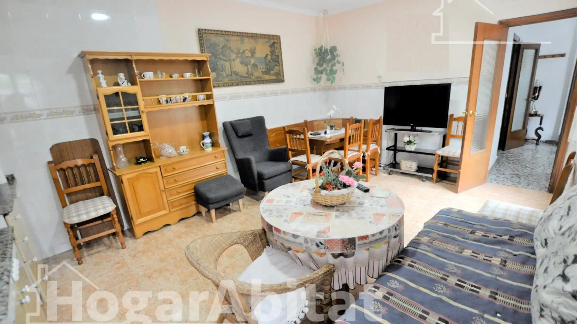 Sala de estar de Casa o chalet en venta en Burjassot con Aire acondicionado, Terraza y Amueblado