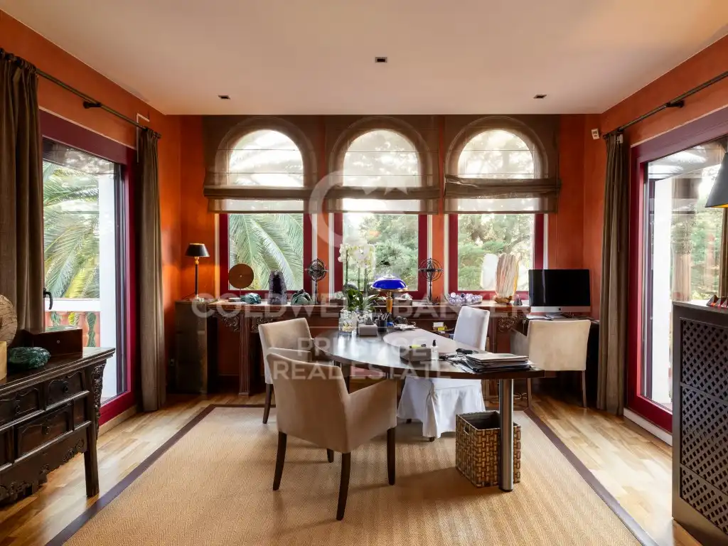 Comedor de Casa o chalet en venta en Sitges con Aire acondicionado, Jardín privado y Terraza