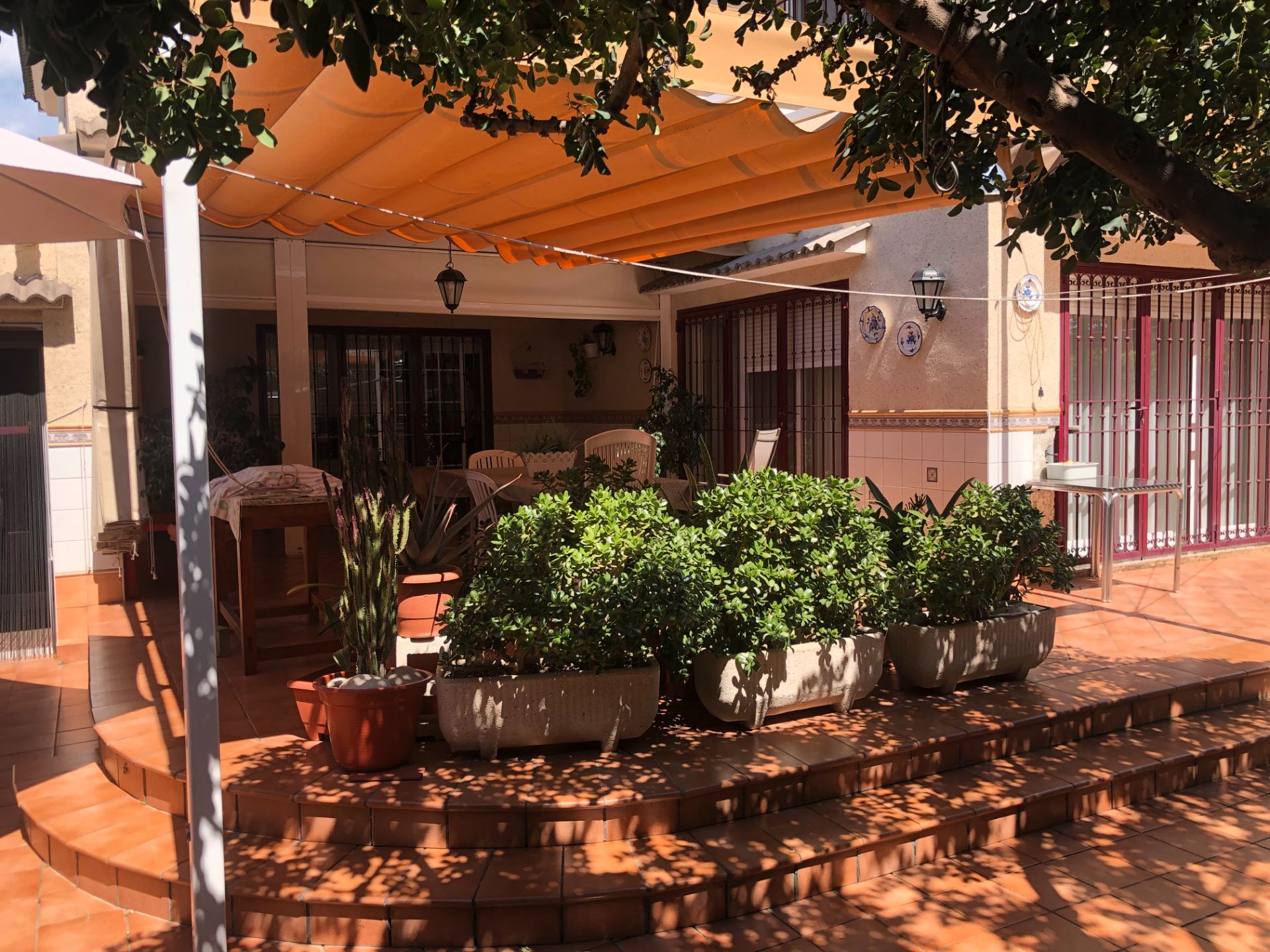 Terraza de Casa o chalet en venta en Gandia con Aire acondicionado, Jardín privado y Amueblado