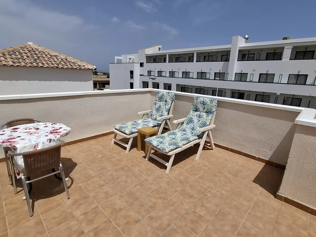 Terrassa de Apartament en venda en Mojácar amb Aire condicionat, Terrassa i Piscina