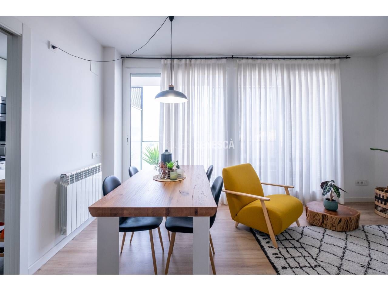 Dining room of Flat for sale in Sant Cugat del Vallès  with Air Conditioner, Heating and Parquet flooring