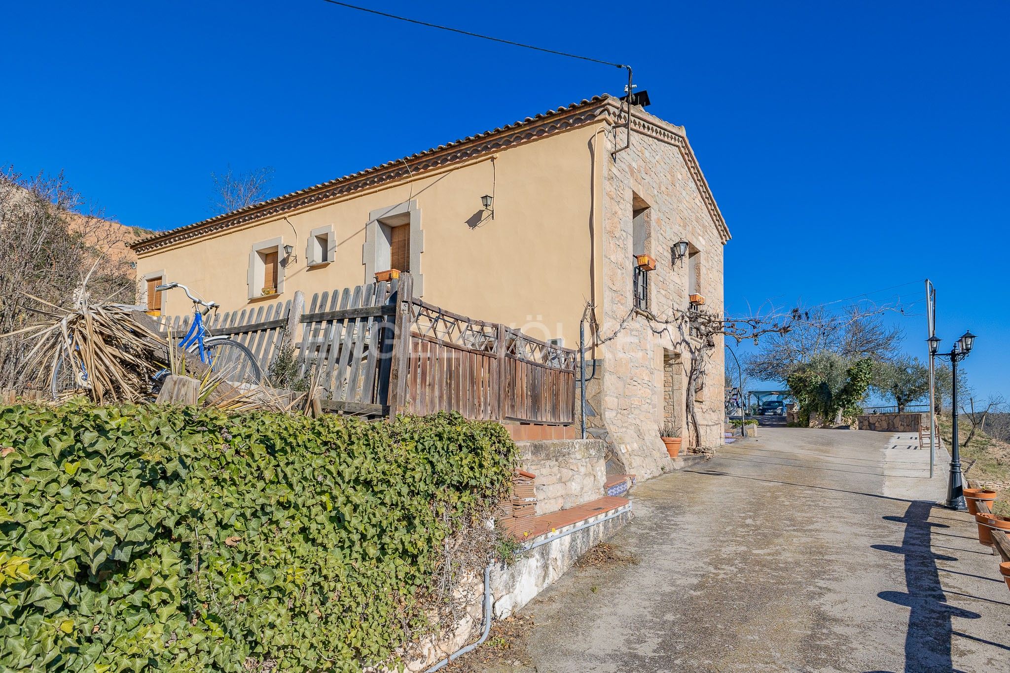Exterior view of Country house for sale in Fonollosa  with Heating, Private garden and Terrace