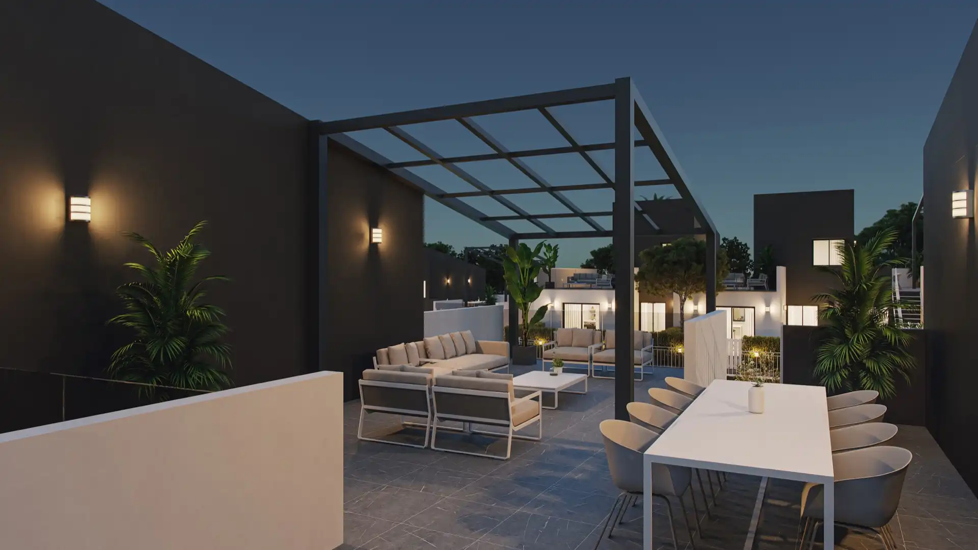 Terraza de Casa adosada en venta en Murcia con Aire acondicionado, Jardín privado y Terraza