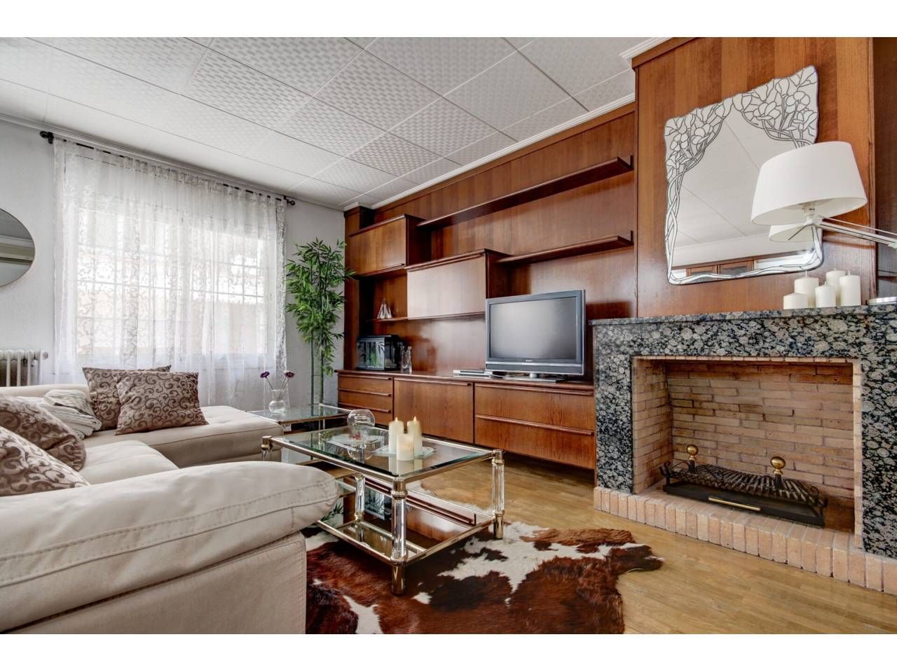 Living room of Flat for sale in El Prat de Llobregat  with Heating and Parquet flooring