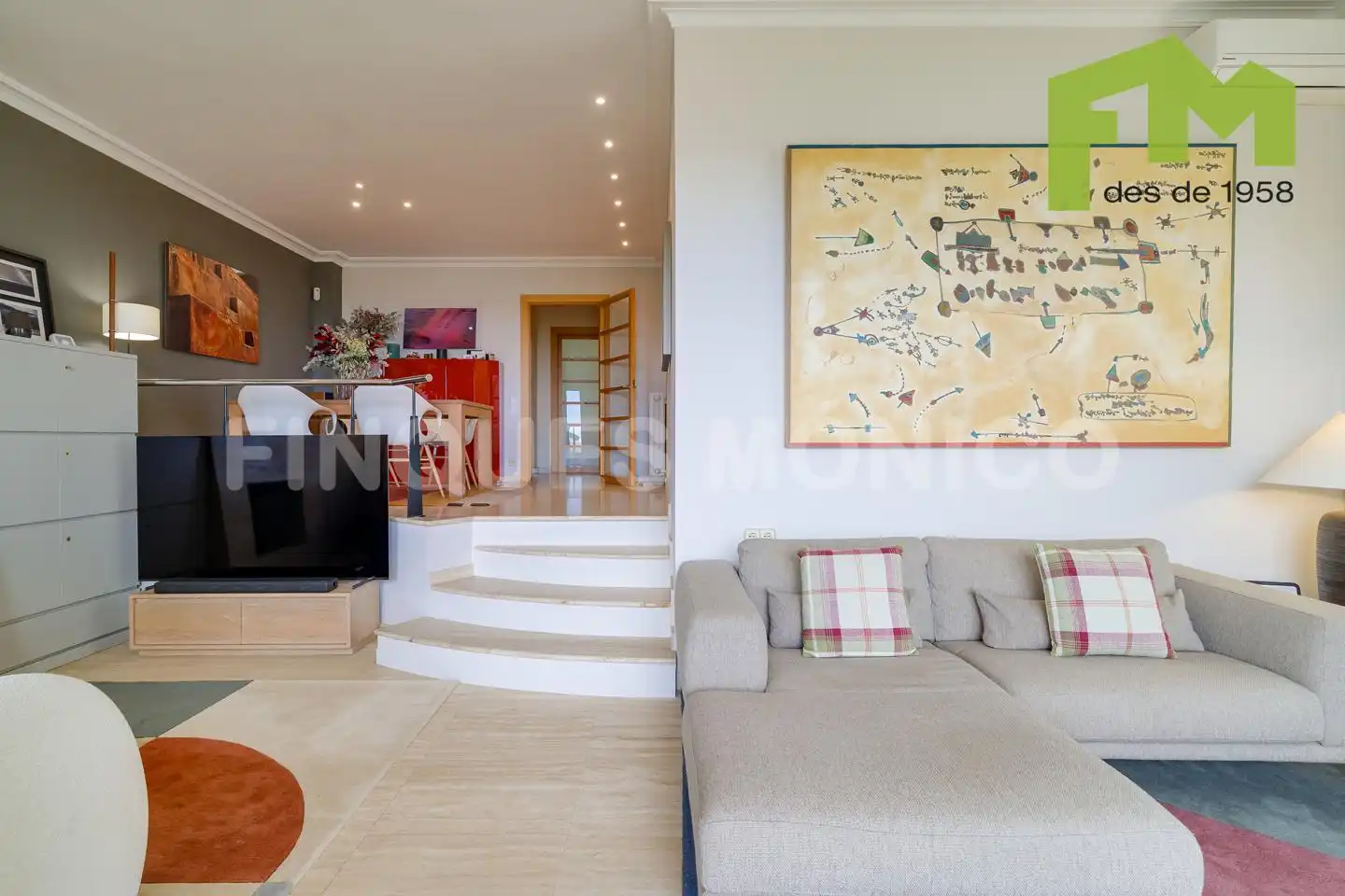 Sala de estar de Casa o chalet en venta en Teià con Calefacción, Jardín privado y Terraza