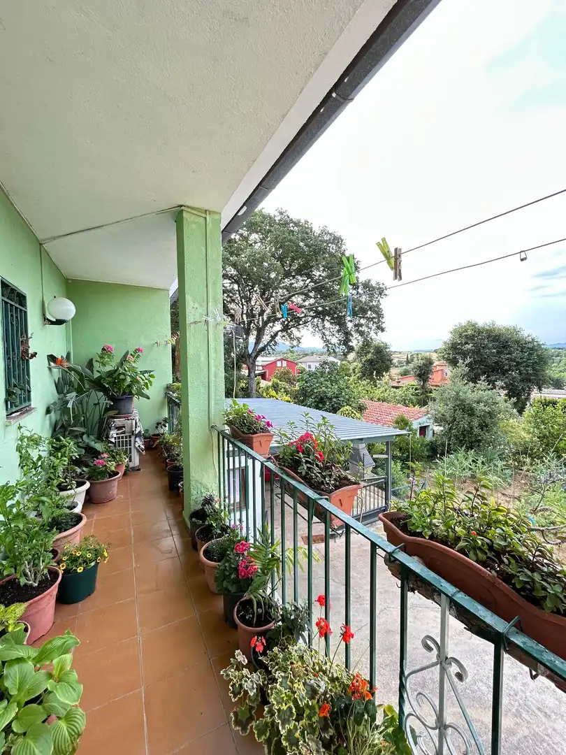 Terraza de Casa o chalet en venta en Vilobí d'Onyar con Aire acondicionado, Calefacción y Jardín privado